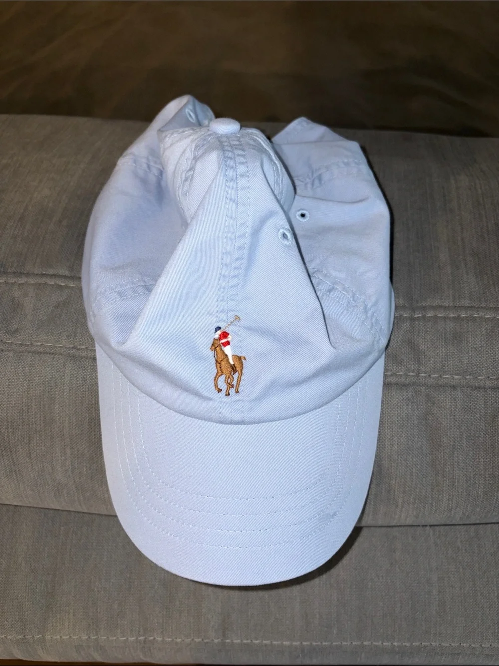 Polo by Ralph Lauren Light Blue Polo Player Baseball Cap